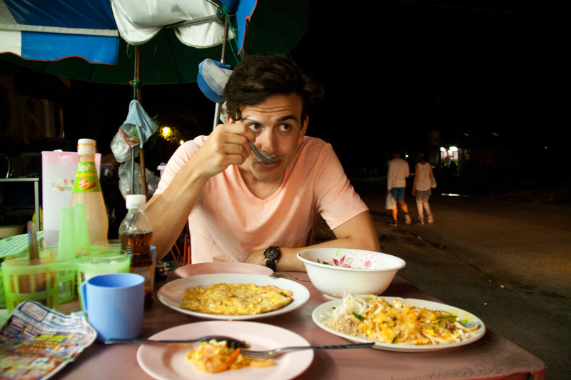 Comiendo en Koh Samui