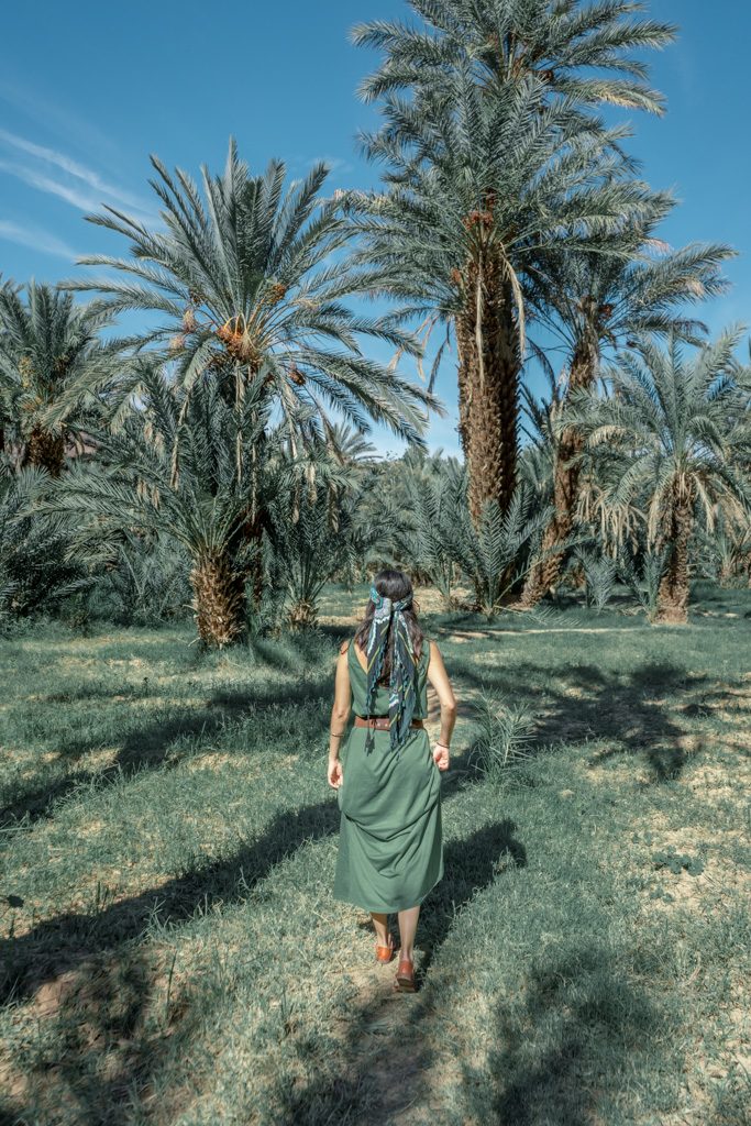 Teresa en Oasis Marruecos
